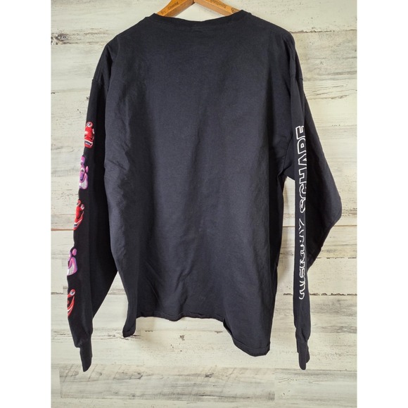 Kenny Scharf Goodie shirt mens L Two Sleeves Long Sleeve Graphic Black Artist - Picture 2 of 11